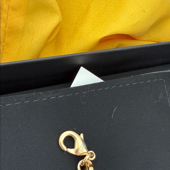 CHANEL Gold Necklace with Pink and Purple Accents NEW - Picture 7 of 9